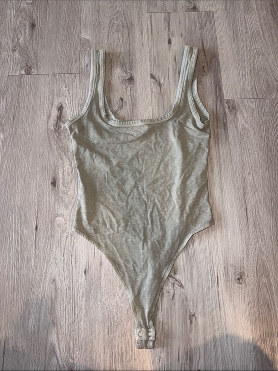 Forever 21 Tops - Women’s Olive Green Tank One-Piece Bodysuit